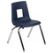 Flash Furniture Advantage Navy Student Stack School Chair, 14" ADV-SSC-14NAVY - alternate 2